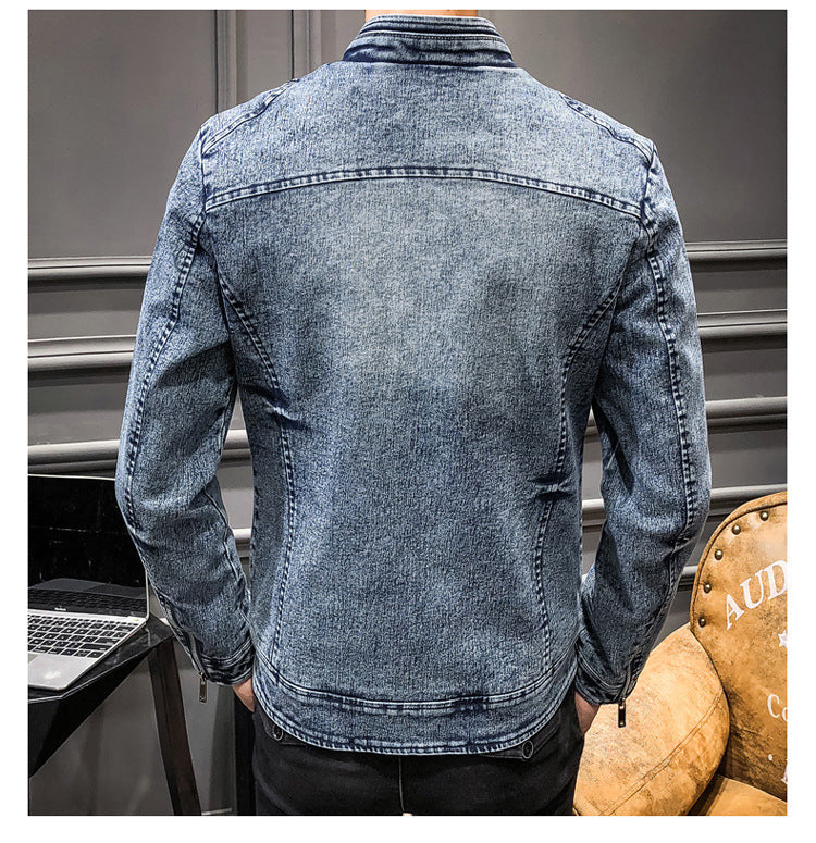 Maskot Vintage Yıkamalı Denim Ceket