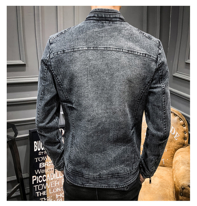 Maskot Vintage Yıkamalı Denim Ceket