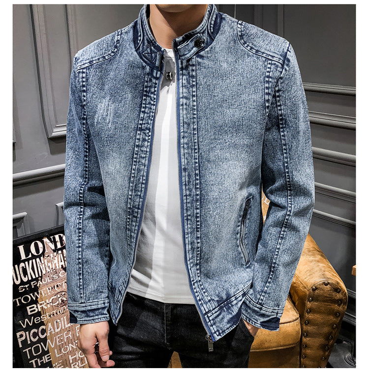 Maskot Vintage Yıkamalı Denim Ceket