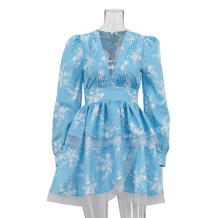 Maskot Sky Draped Mini Dress