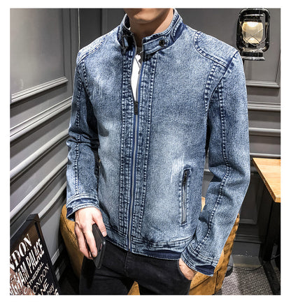 Maskot Vintage Yıkamalı Denim Ceket