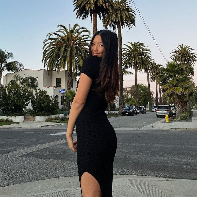 Maskot Emilia Polo Yaka Örgü Elbise