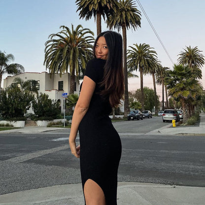 Maskot Emilia Polo Yaka Örgü Elbise