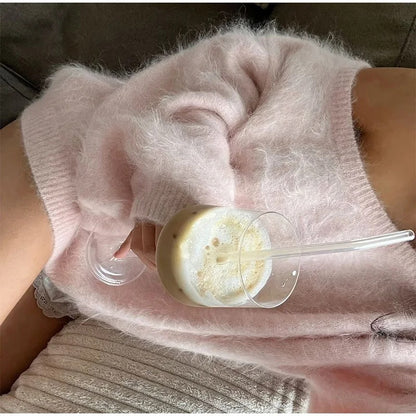 Maskot Yumuşak Örgü Kazak