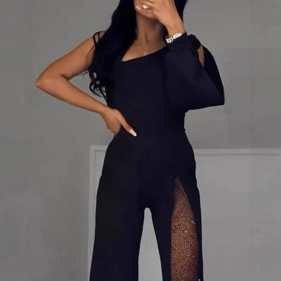 Maskot Kristal Siyah Tulum