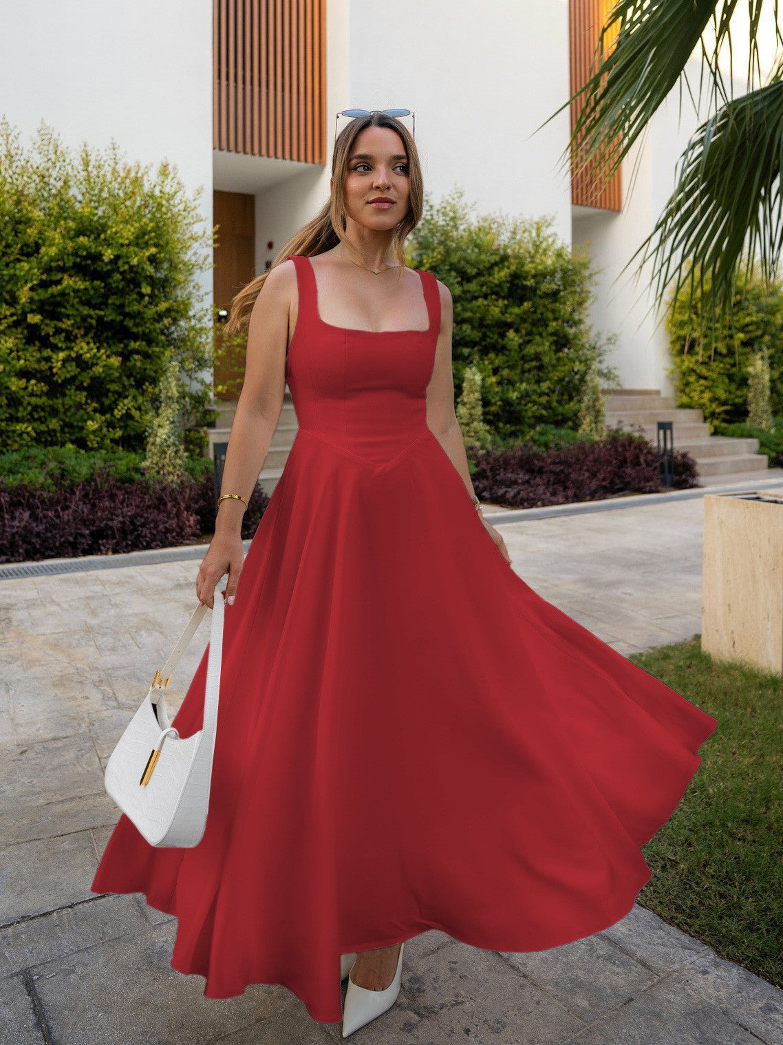 Maskot Bella Satin Maxi Dress