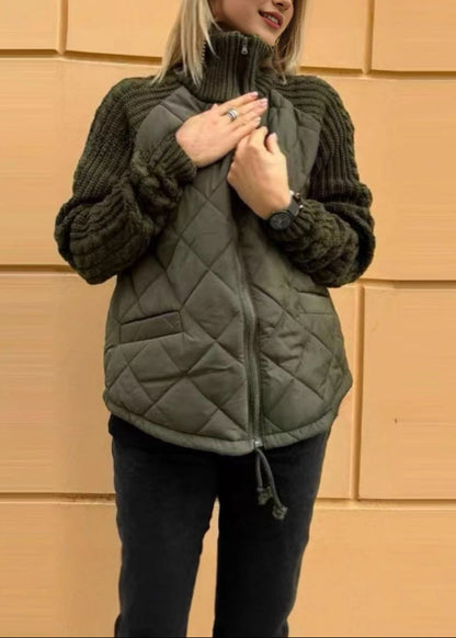 Maskot Harper Örme Kollu Kapitone Mont