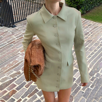 Maskot Eléa Düğme Detaylı Blazer Elbise