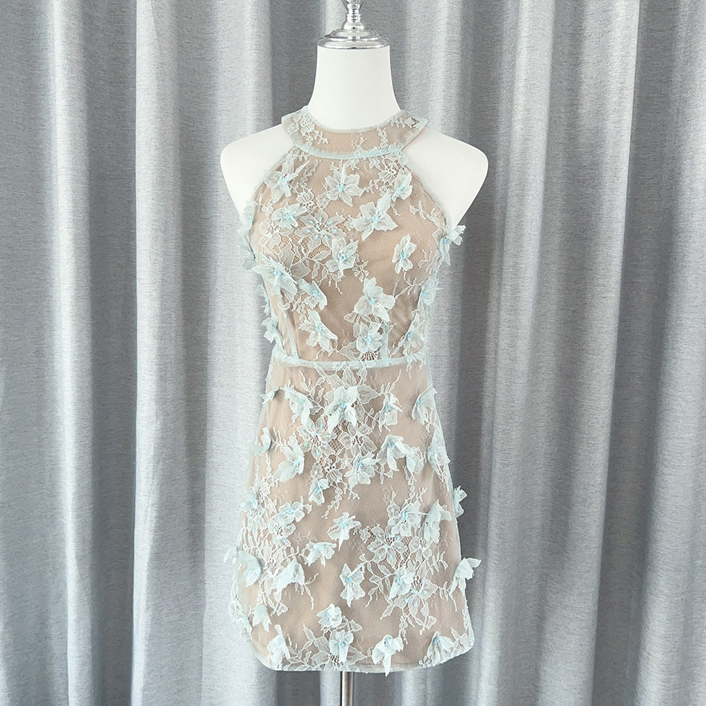 Maskot Blossom Dantel Mini Elbise