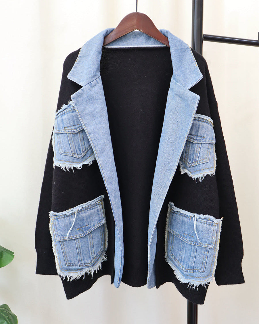 Maskot Hybrid Denim Knit Jacket
