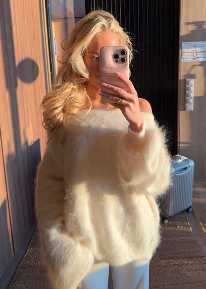 Maskot Yumuşak Örgü Kazak