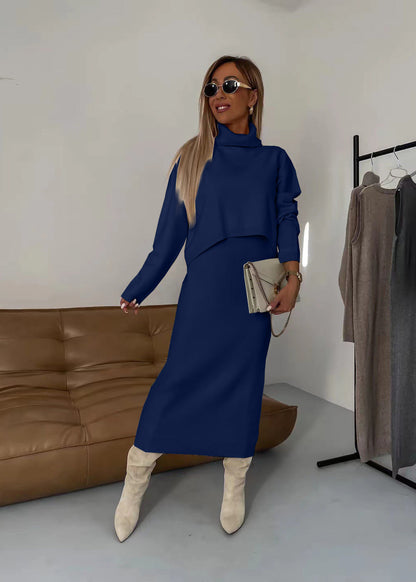 Maskot Uzun Ribana Örgü Elbise