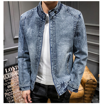 Maskot Vintage Yıkamalı Denim Ceket