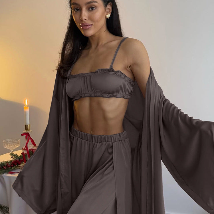 Maskot Celestia Luxe 3 Parça Saten Takım