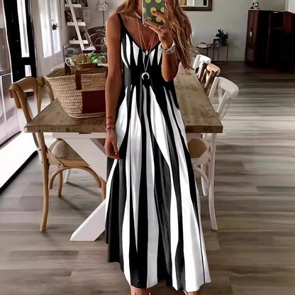 Maskot Striped Maxi Dress