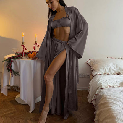 Maskot Celestia Luxe 3 Parça Saten Takım