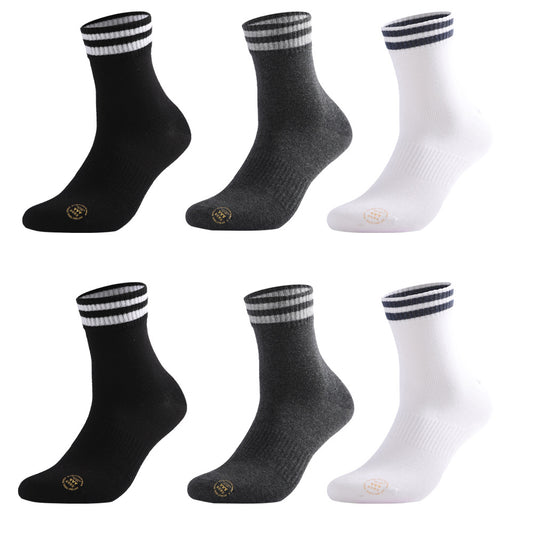 Maskot SportLine 6-Pack Striped Athletic Socks Set