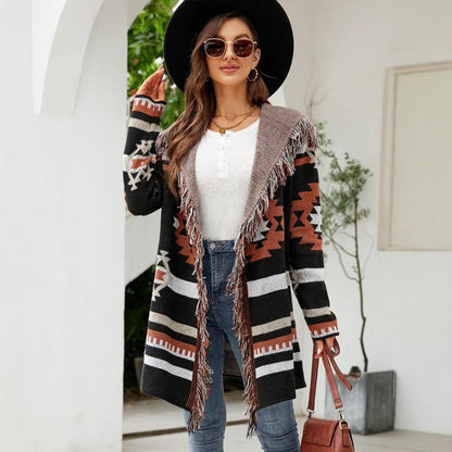 Maskot Kırmızı Tribal Hırka