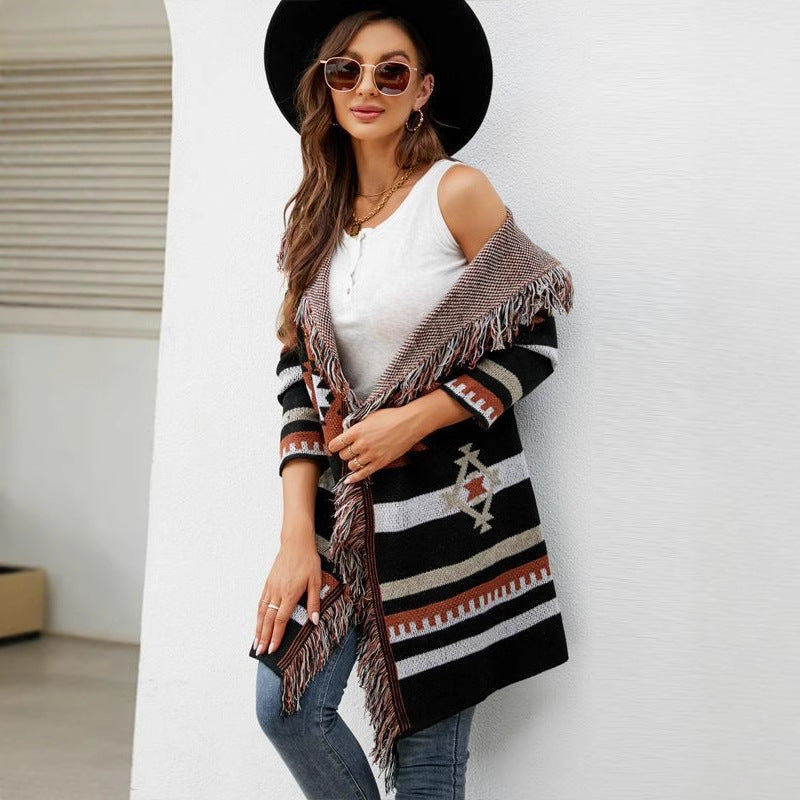 Maskot Kırmızı Tribal Hırka