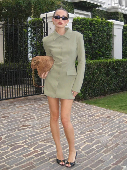 Maskot Eléa Düğme Detaylı Blazer Elbise