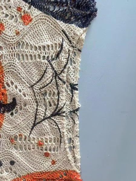 Maskot Harper Balkabağı Örgü Kazak