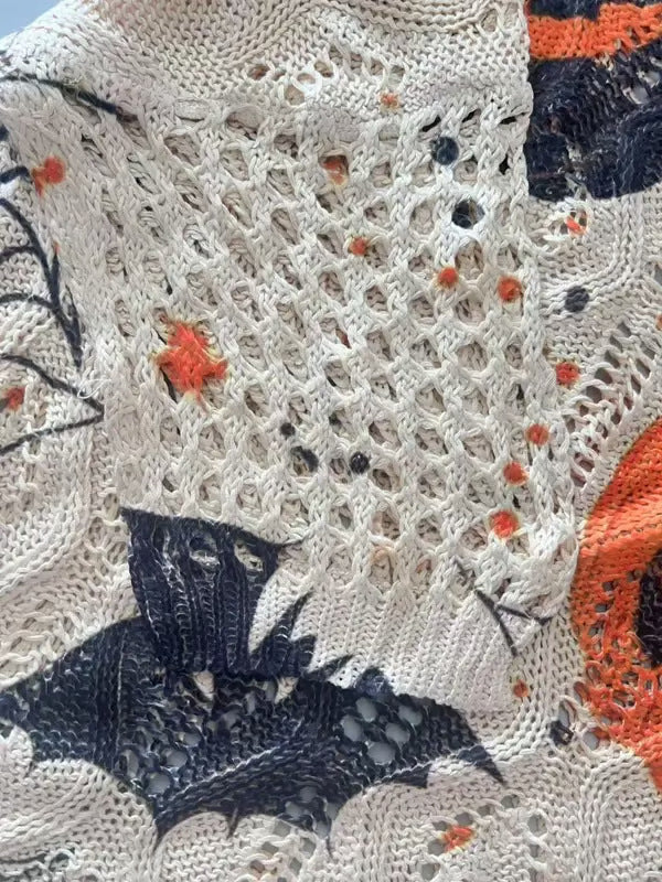 Maskot Harper Balkabağı Örgü Kazak