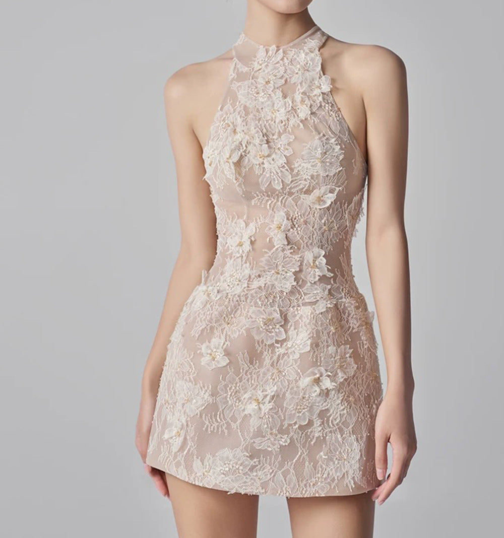 Maskot Blossom Dantel Mini Elbise