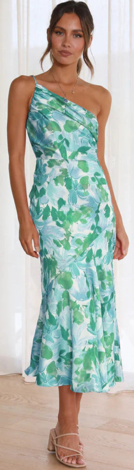 Maskot Jardin Saten Elbise