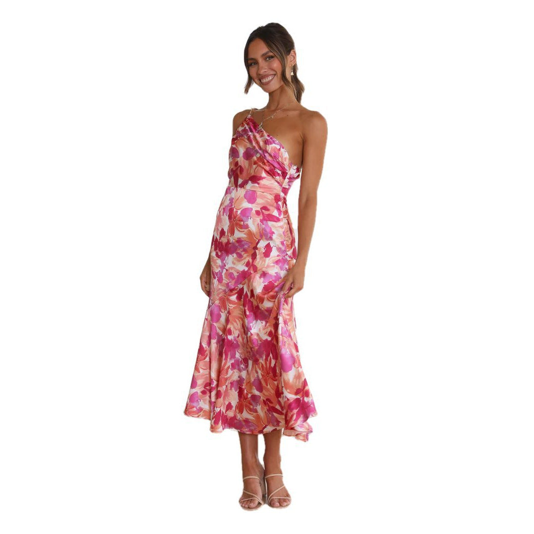 Maskot Jardin Saten Elbise